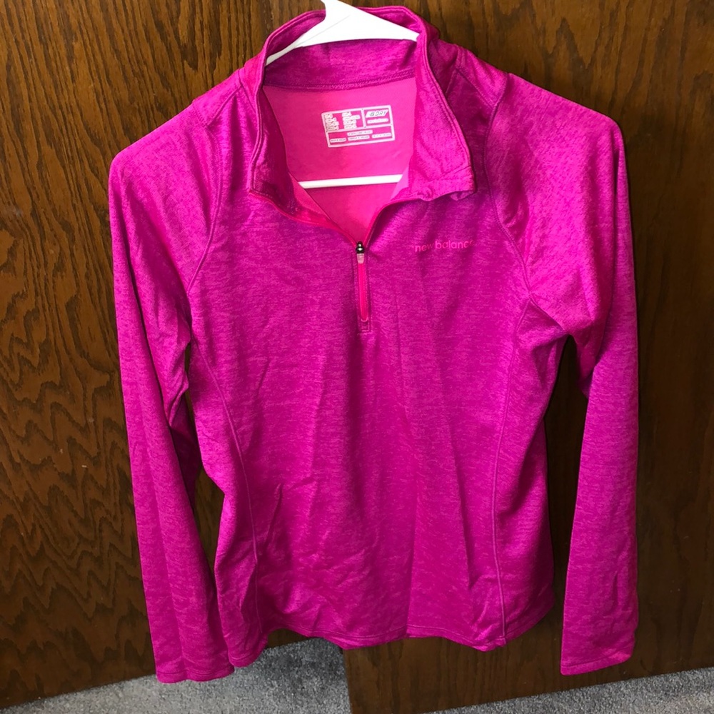 New Balance Pink Quarter Zip